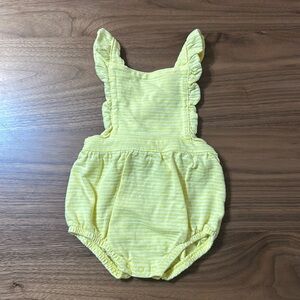 Cat & Jack yellow romper size 12m